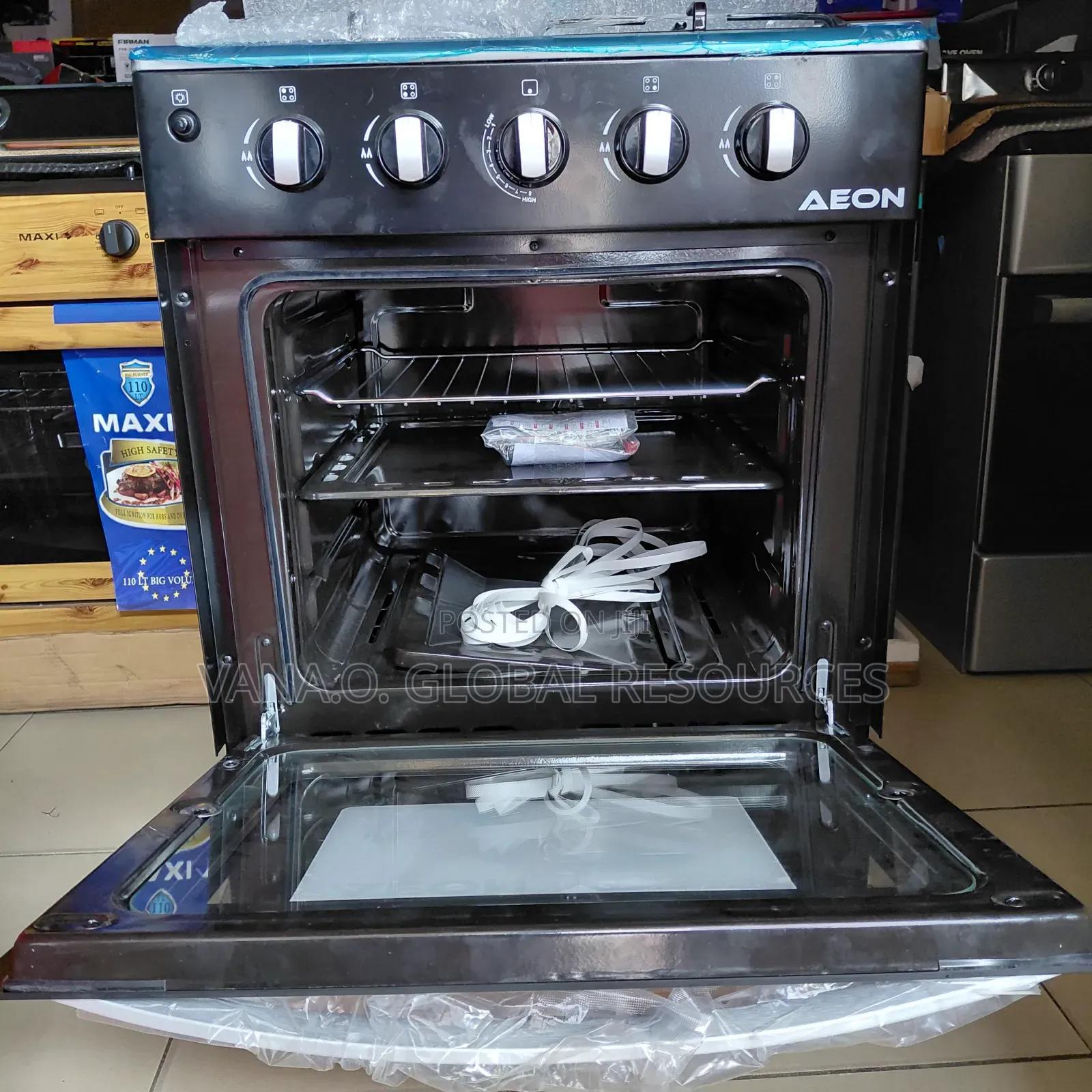 Gas Cooker Aeon 60x60 4 Burner Gas Cooker