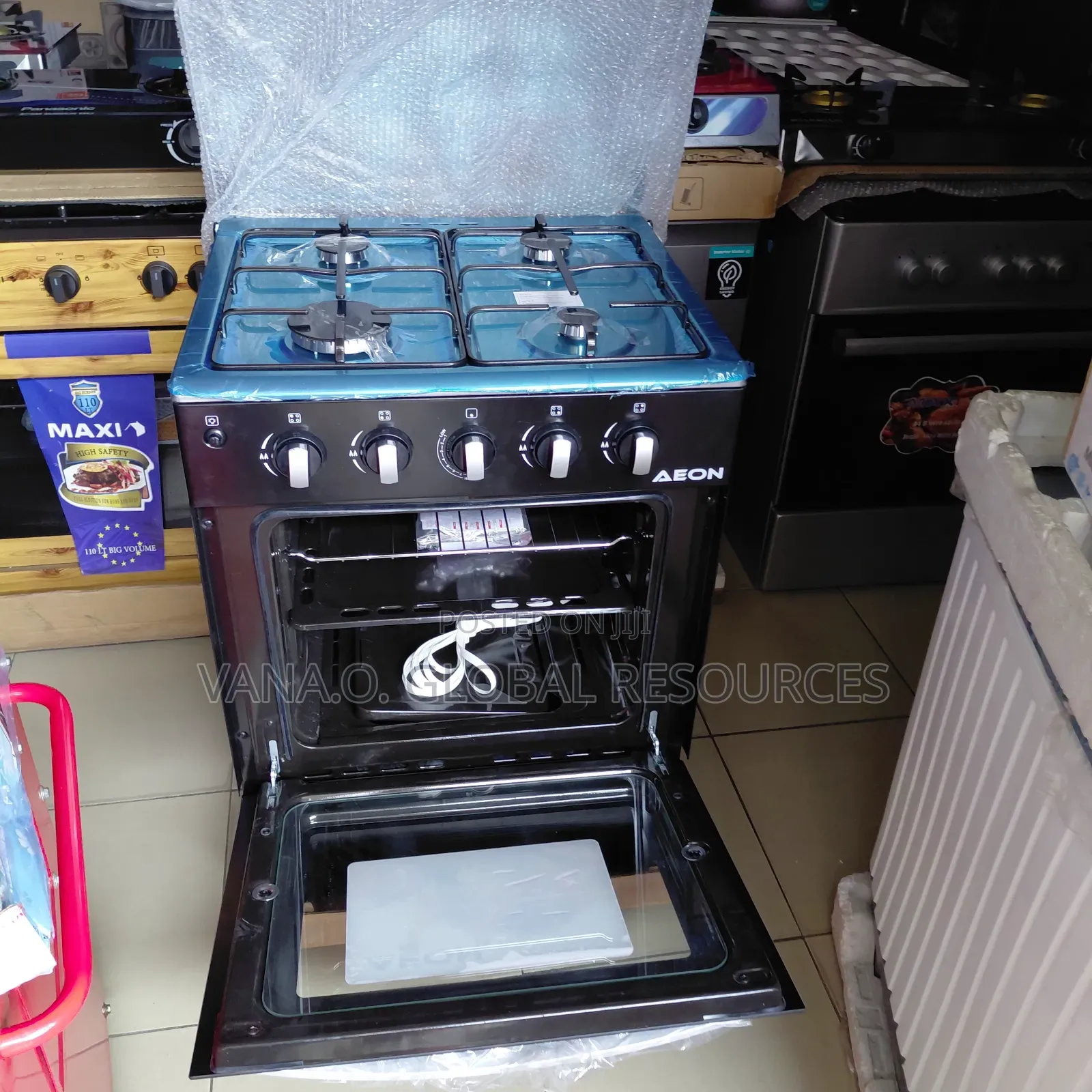 Gas Cooker Aeon 60x60 4 Burner Gas Cooker
