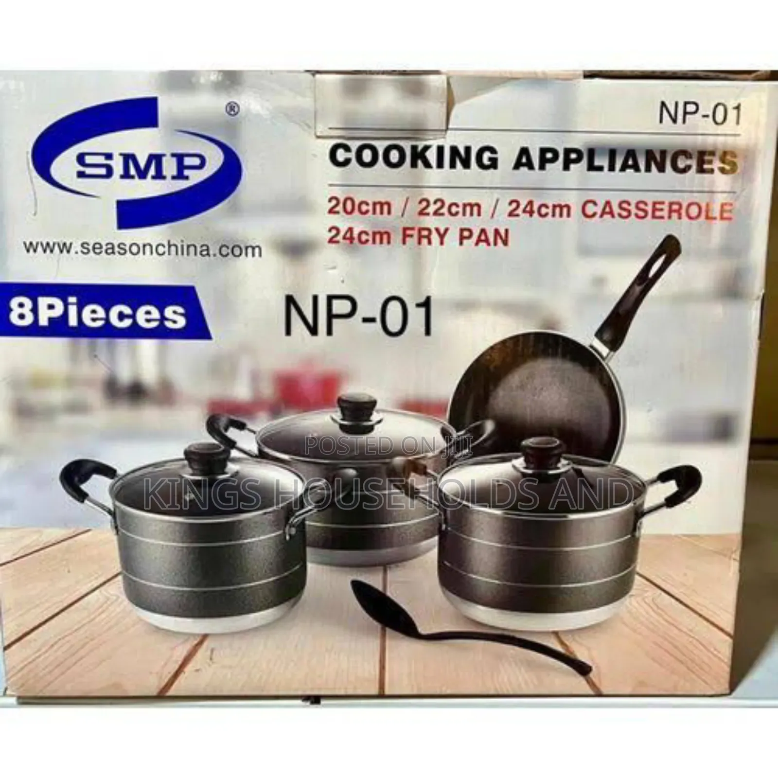 Smp 8pcs Cookware