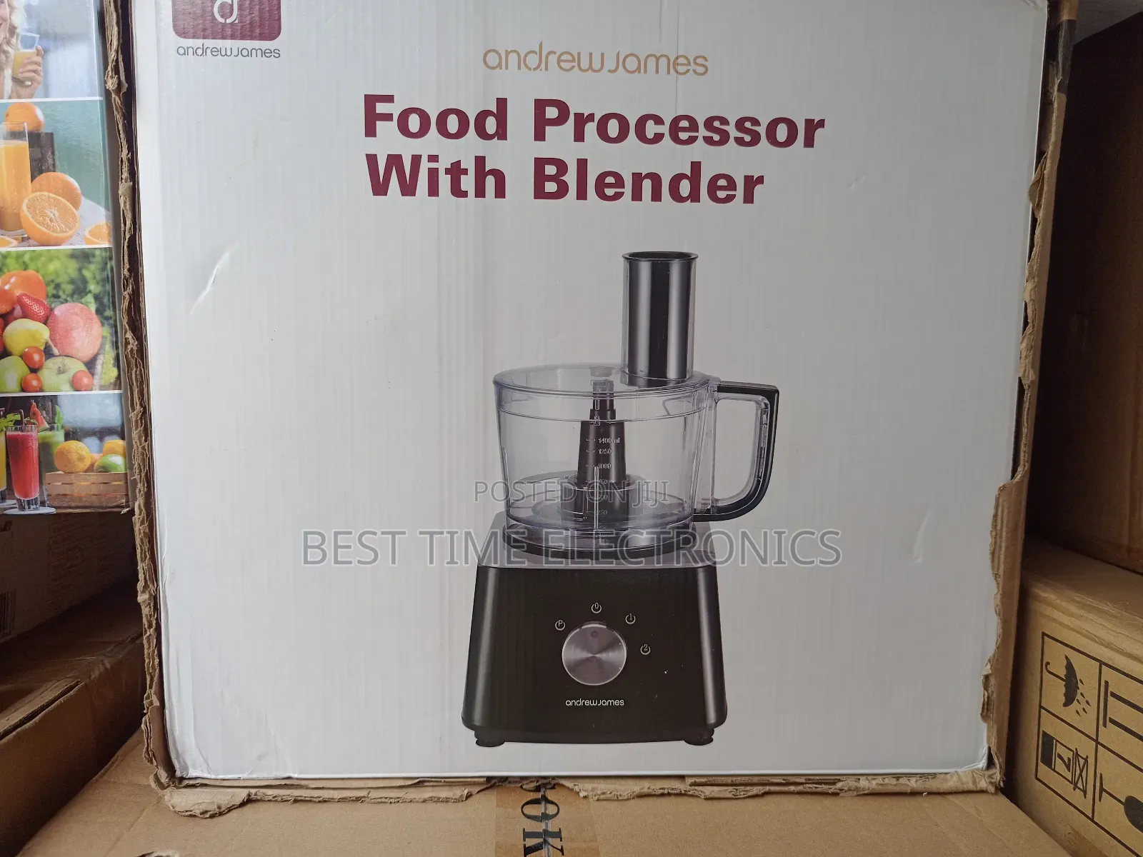 2in1 Andrew James Food Processor With Blender