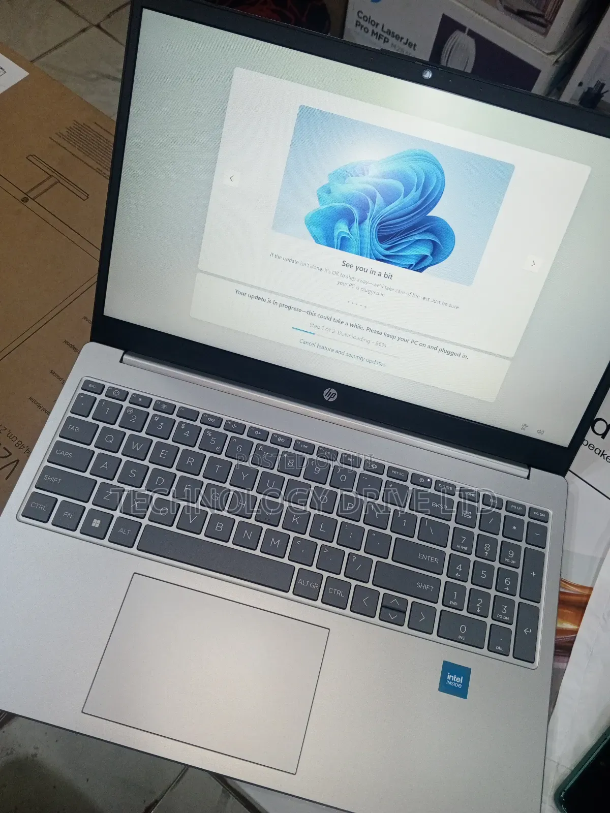 New Laptop HP 15 4GB Intel Celeron SSD 256GB