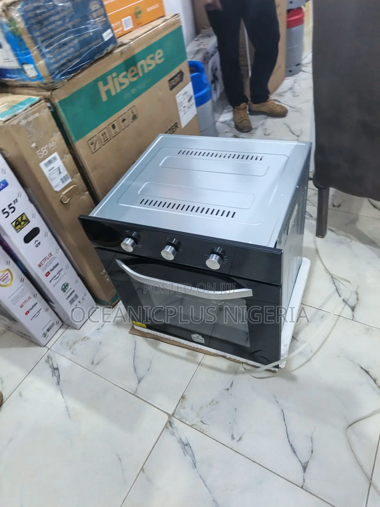 Long-Lasting–Homestar Gas and Electric Oven (Hsqmb60-Bk)