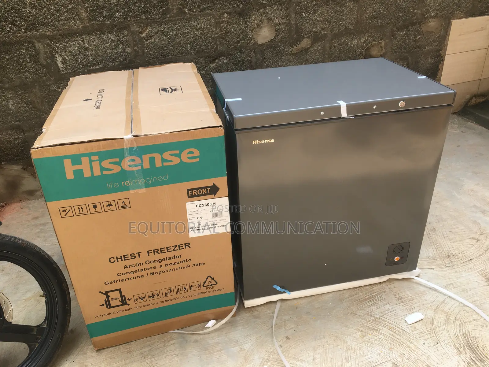 Hisense 198litres Chest Freezer Fc-260sh - Brand New