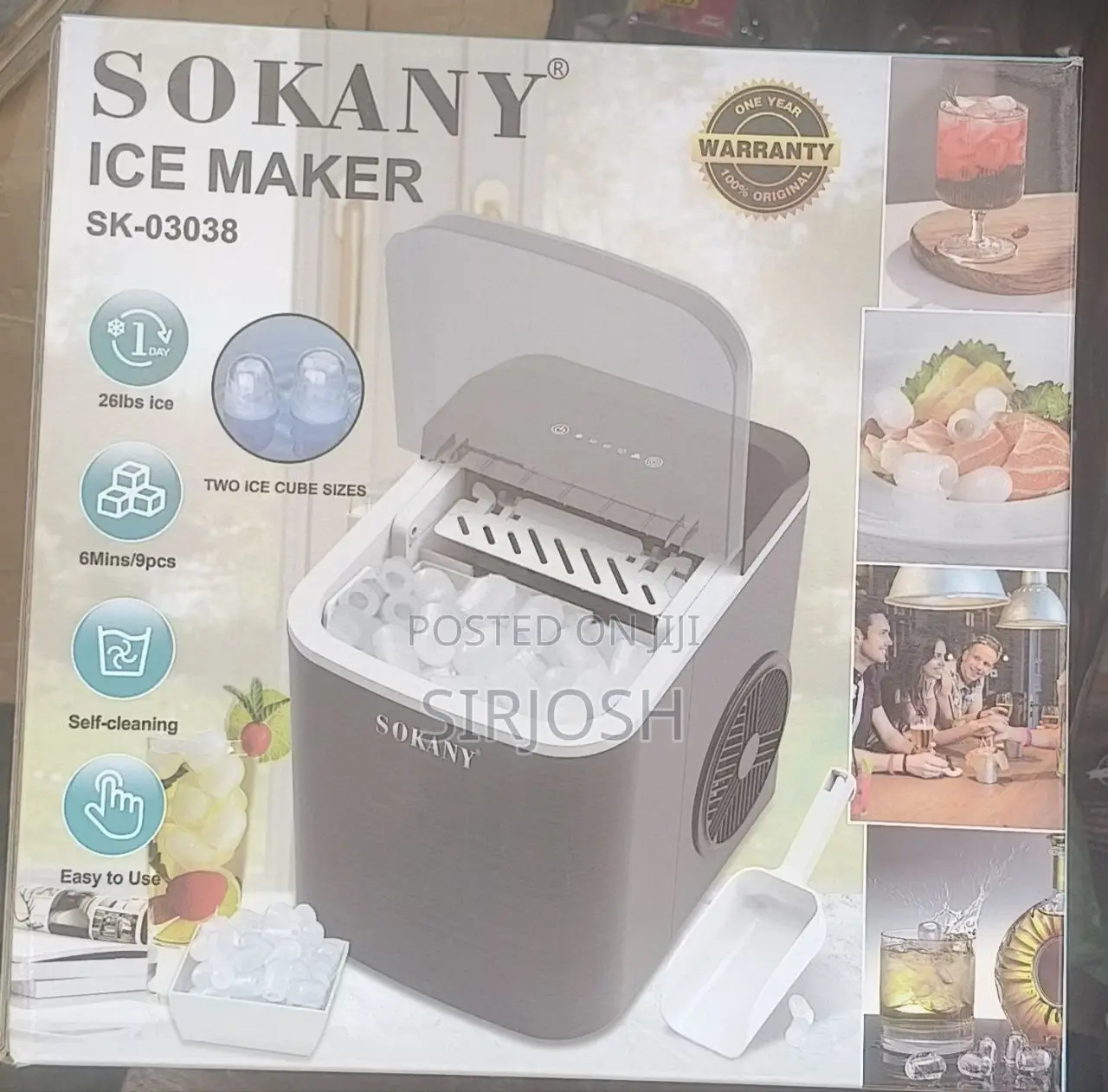 Sokany Electric Ice Maker