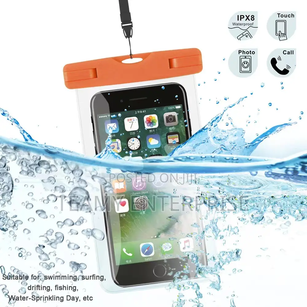 Water Proof Phone Pouch - Swimming Transparent Case