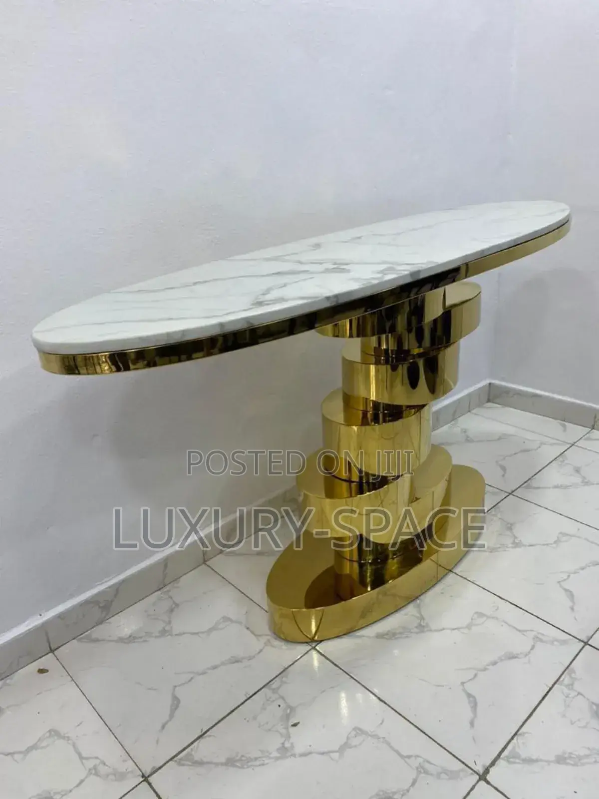 Luxury Modern Marble Console Table