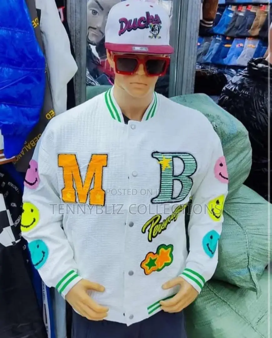 Bold and Elegant Luxury Multiple Stickers Badged Jacket