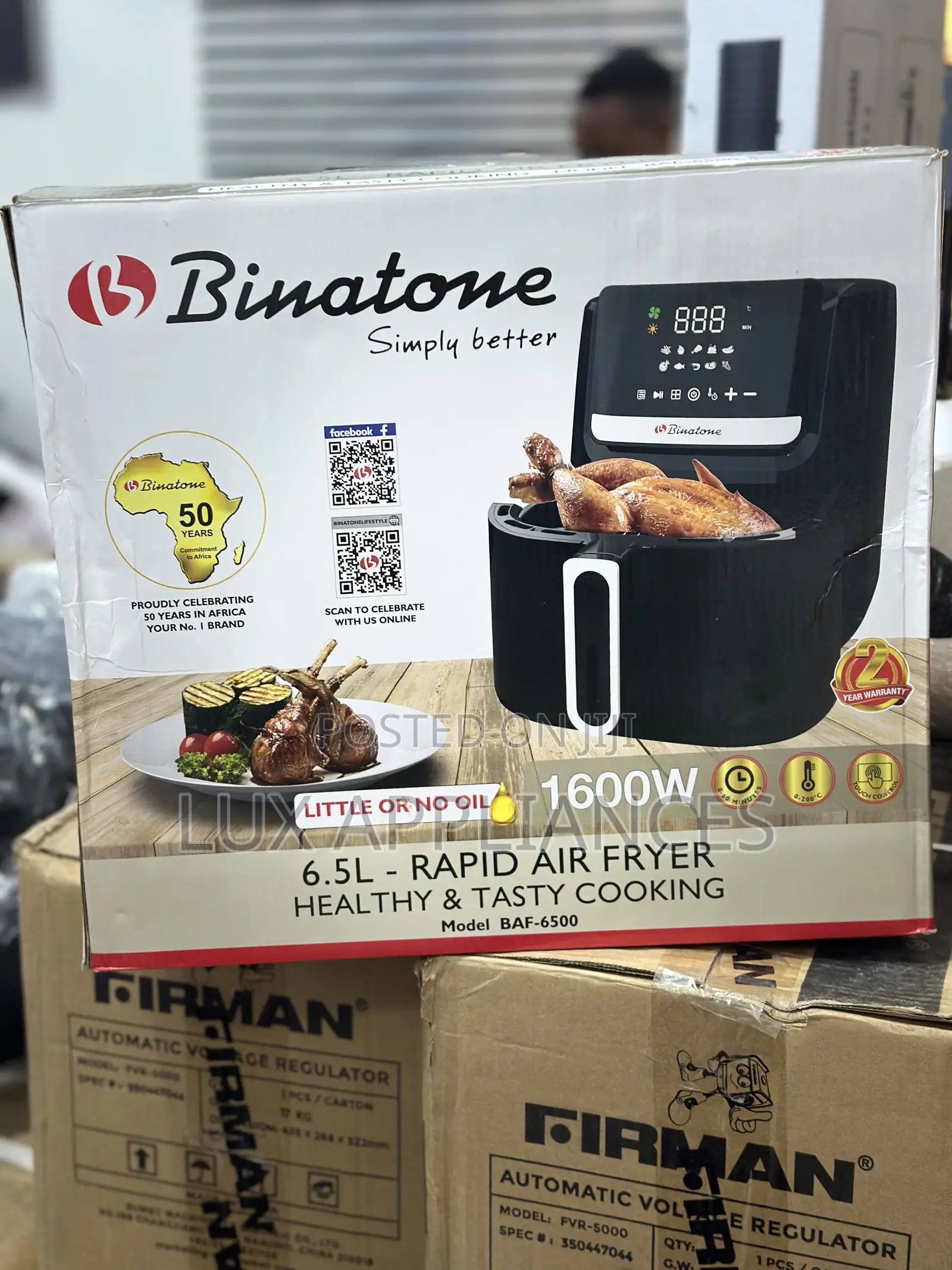Binatone 6.5l Roast Air Fryer Baf-6500