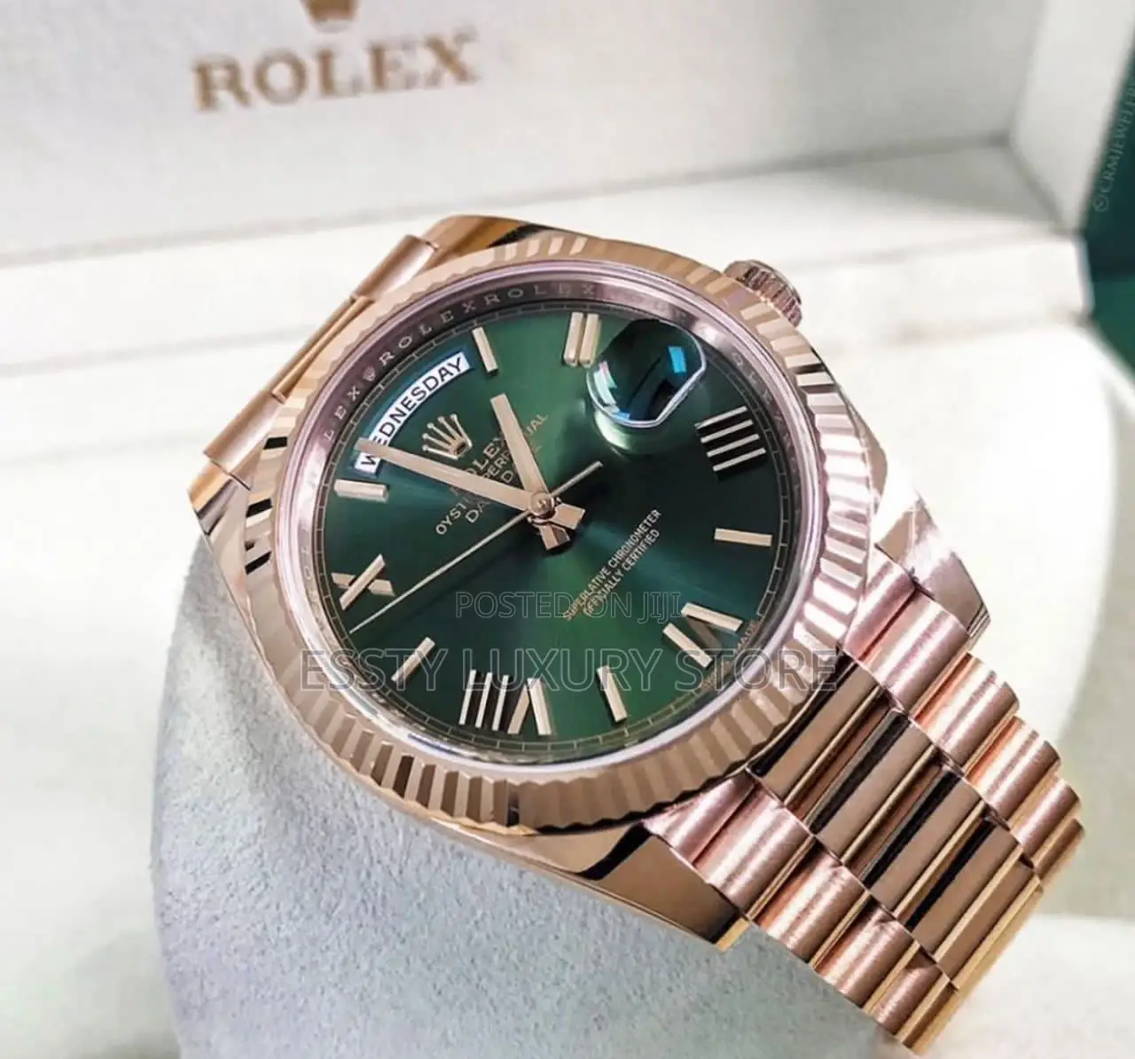 Original Quality Luxury Automatic Day and Date Rolex Wristwatch