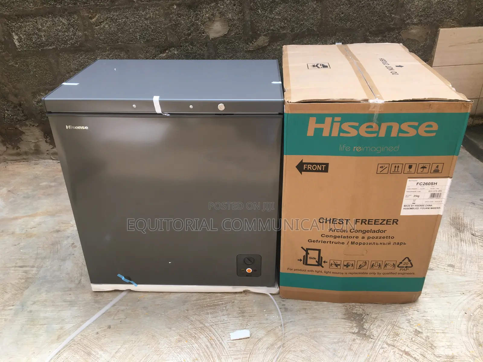 Hisense 198l Freezer – Durable Copper Coil