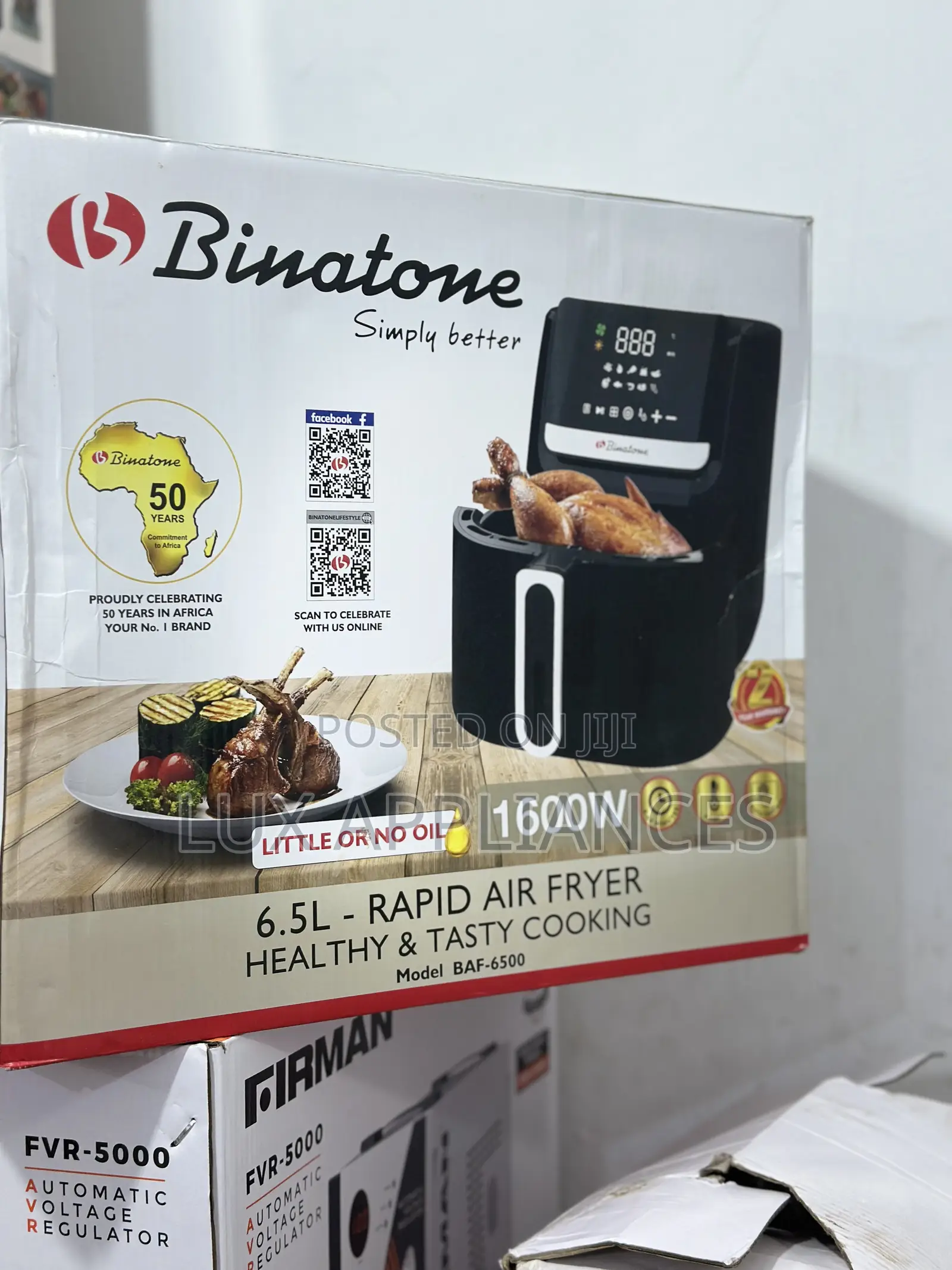 Binatone 6.5l Reheat Air Fryer Baf-6500