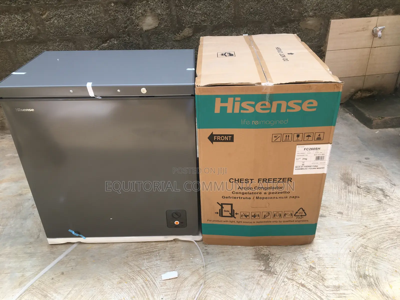 Hisense 198l Chest Freezer – Sleek Silver Finish