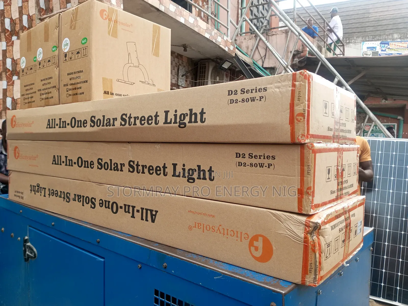 D2 80w Felicity Solar Street Lights