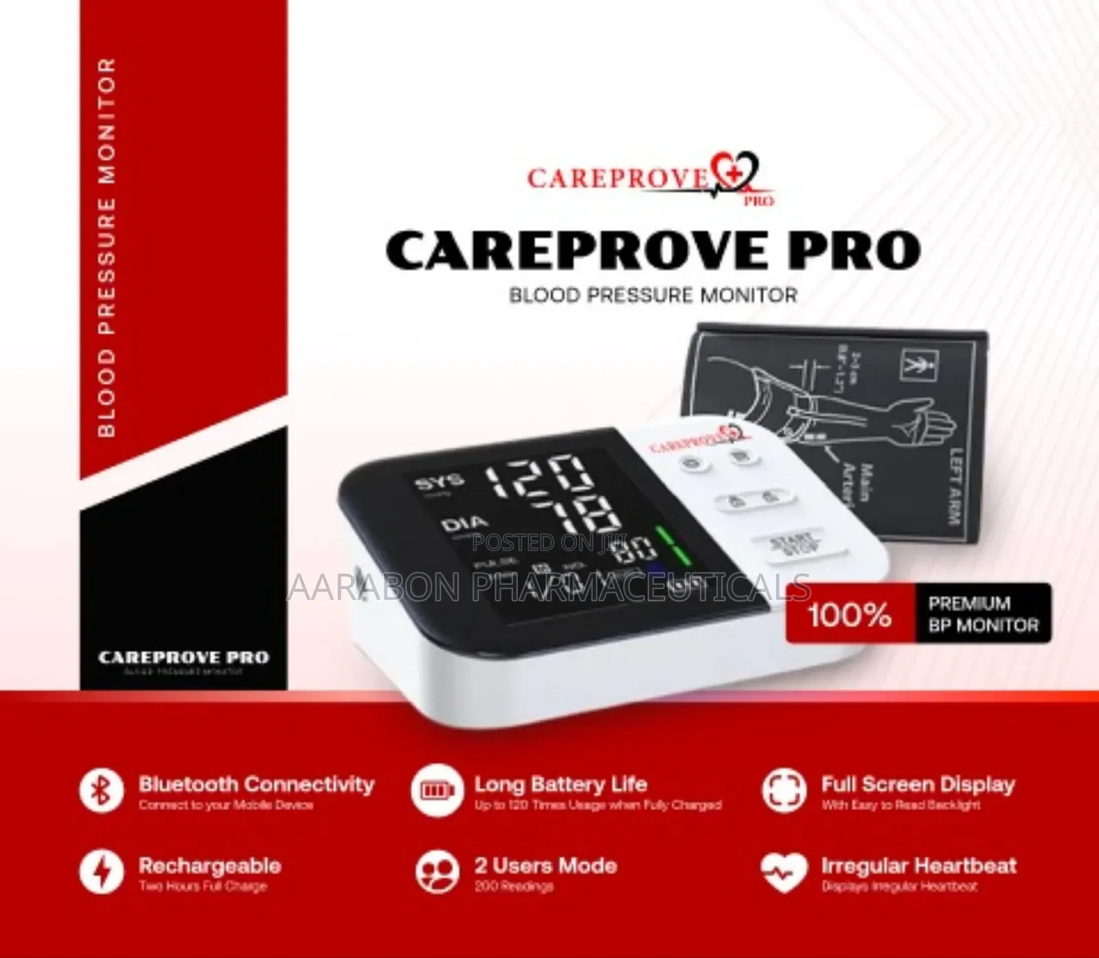 Careprove Pro Blood Pressure Monitor