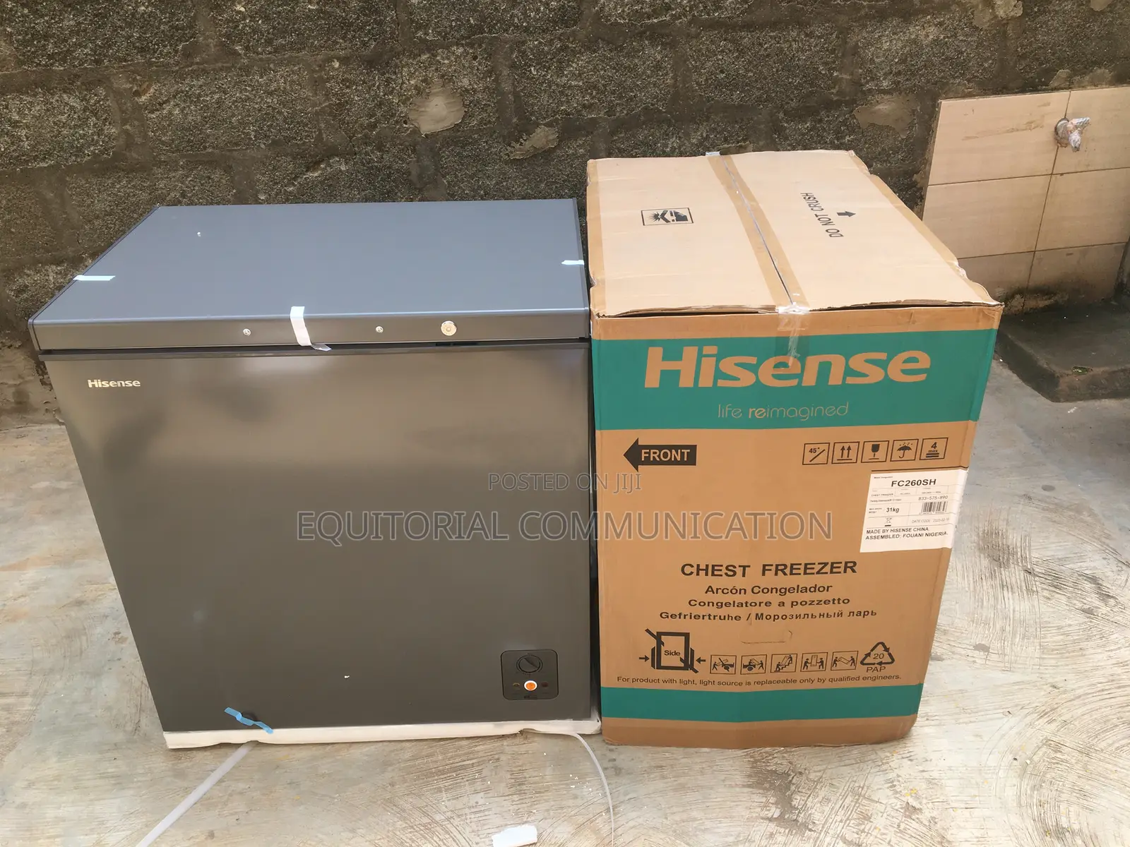 Fast Freeze + Energy Saving – Hisense Fc-260sh Chest Freezer
