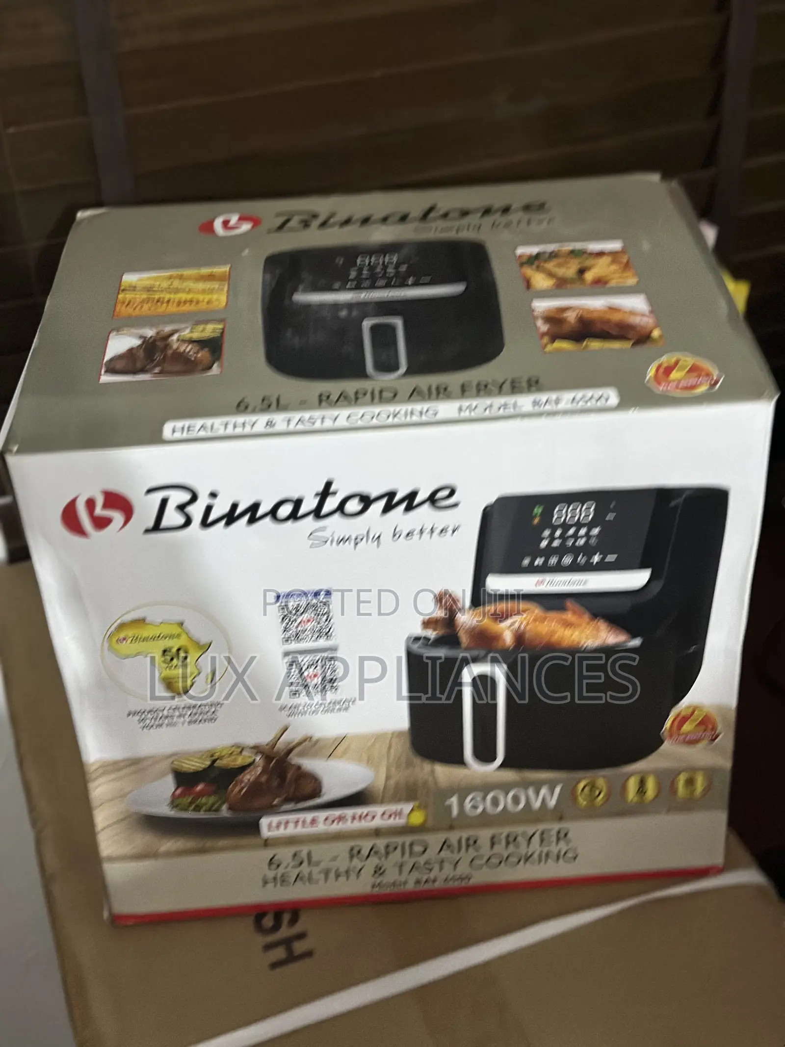 Binatone 6.5l Tender Air Fryer Baf-6500