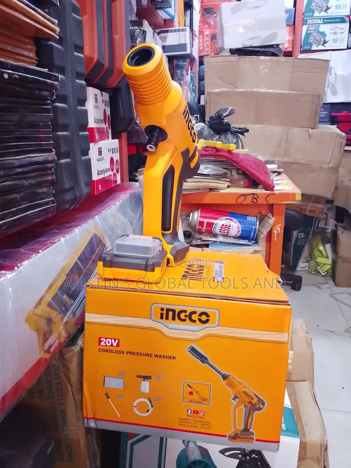 Incco Cordless Pressure Washer