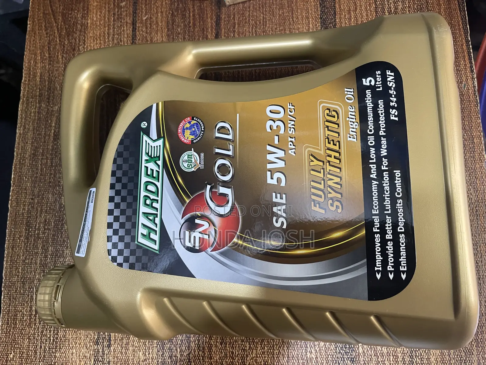 Hardex Gold Engine Motor Oil 5w-20/5w-30