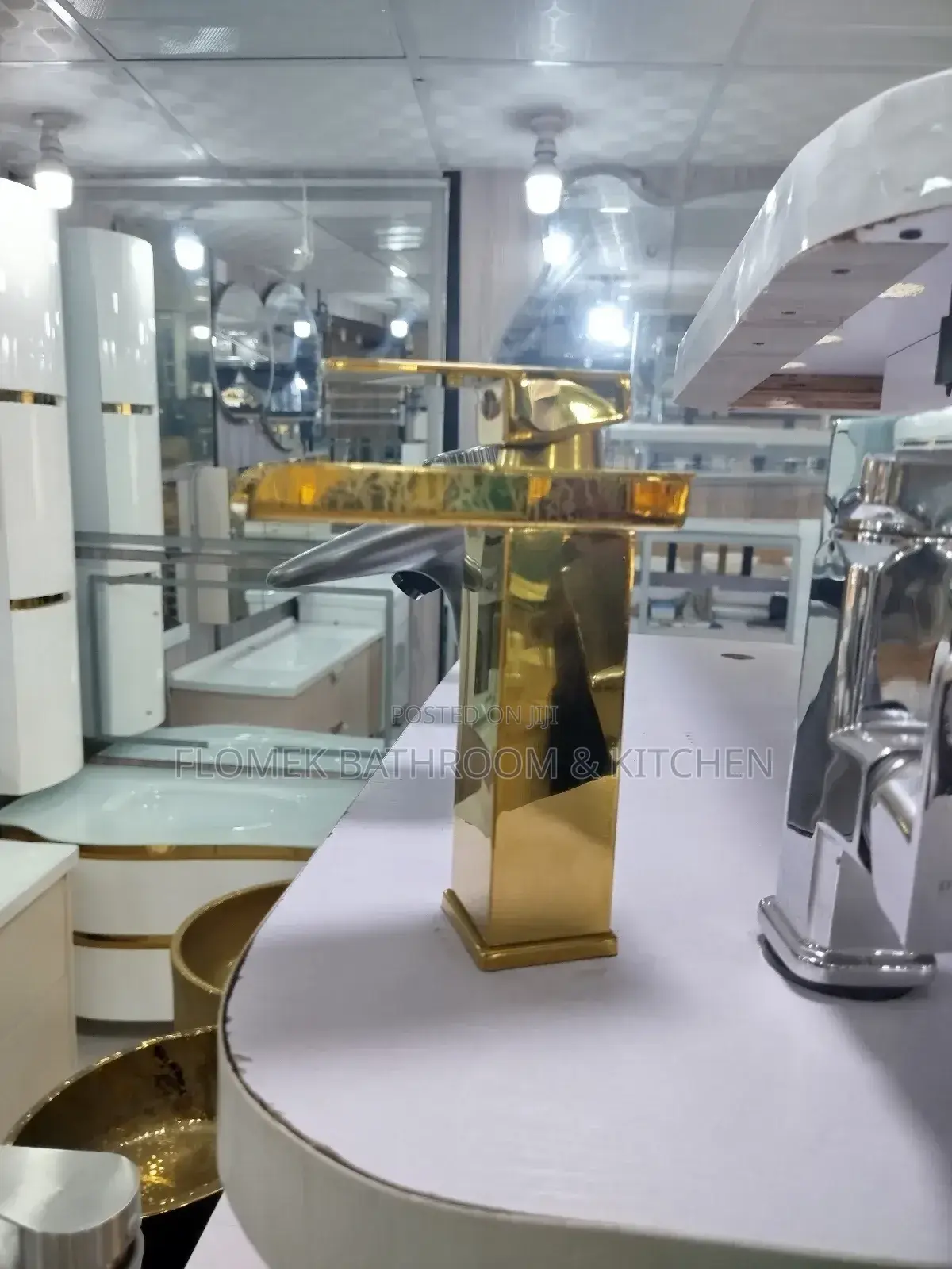 Elegant Gold Design Basin Mixer