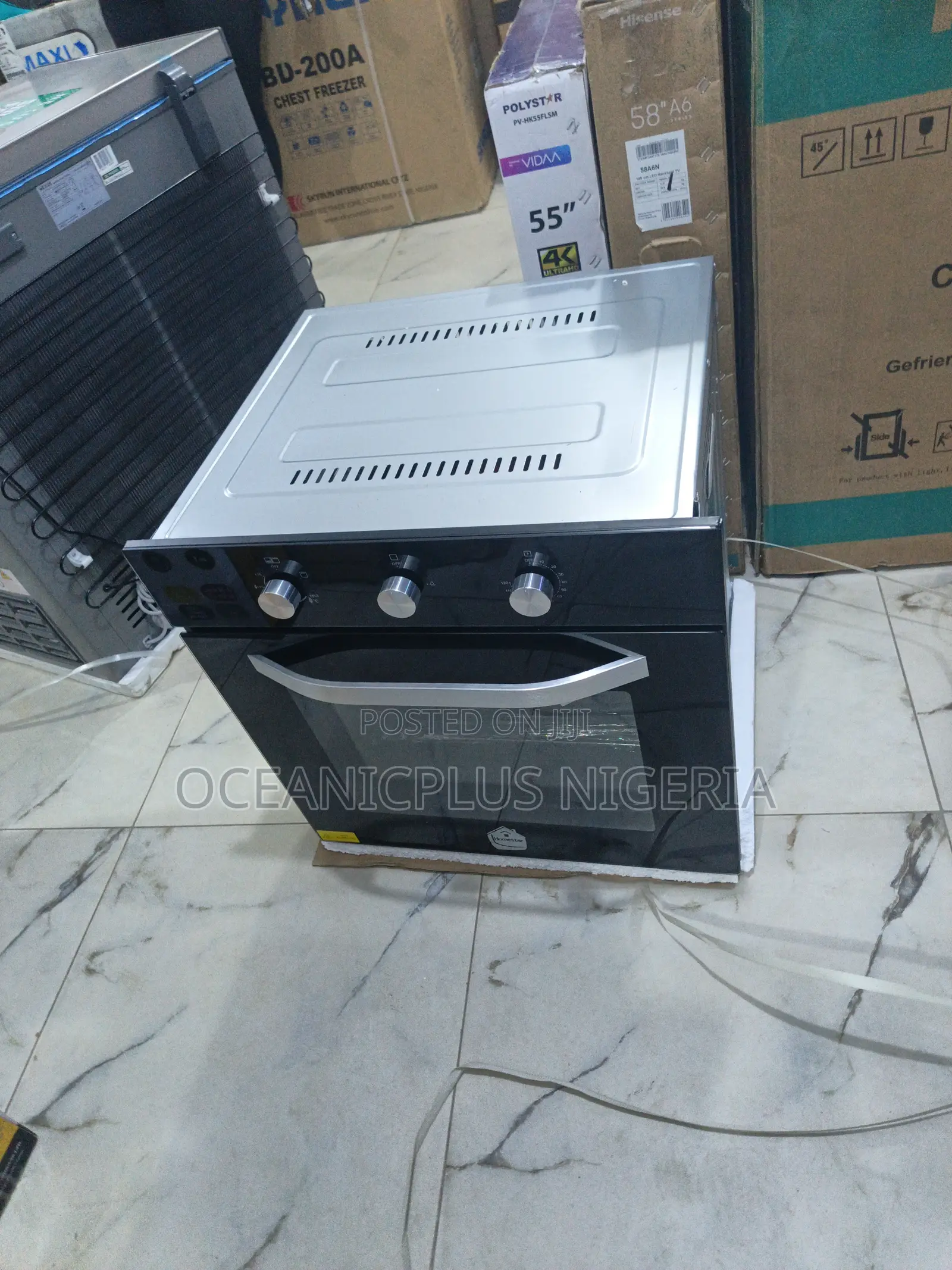 Homestar 60×60 Bake Balance Built-in Electric/Gas Oven(Hsqmb60-Bk).