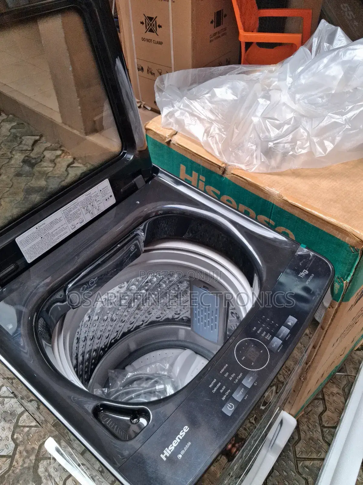 Hisense Automatic Top Loader Washing Machine. With One Year Warranty