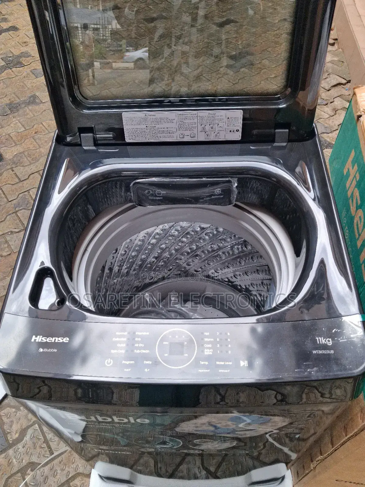 Hisense Automatic Top Loader Washing Machine. With One Year Warranty
