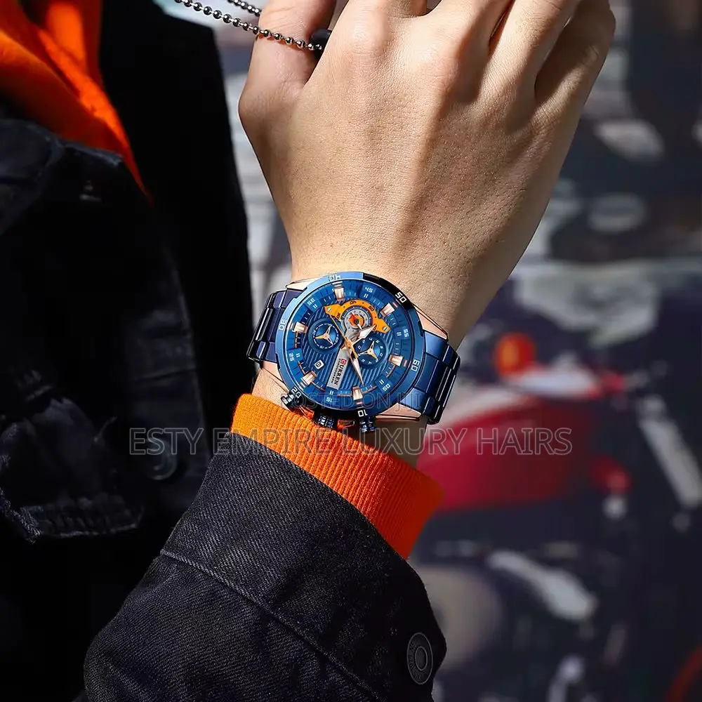 High Quality Luxury Curren Chain Wristwatches