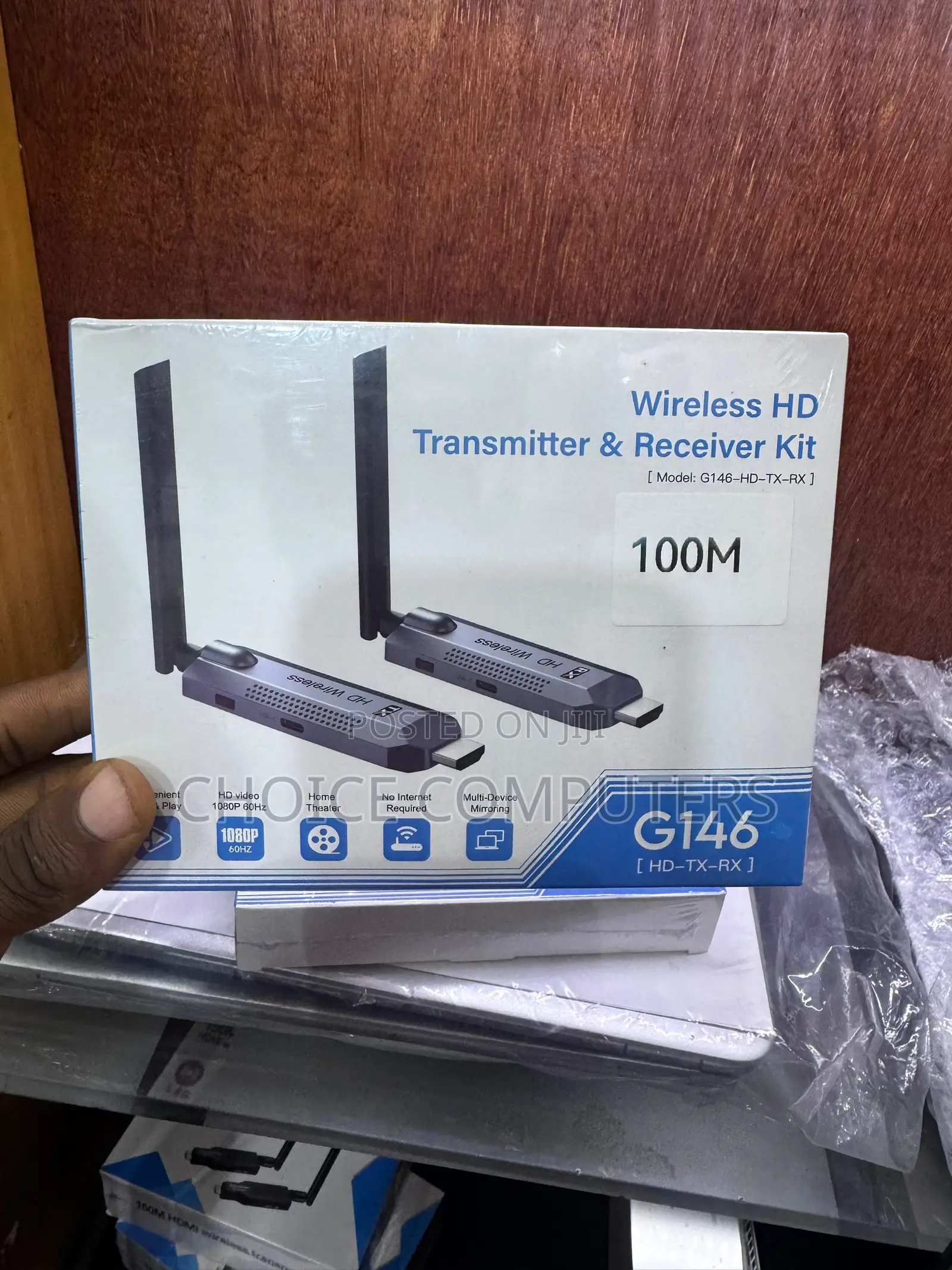 100m Wireless Hdmi Video Audio Transmitter & Receiver Extender Display
