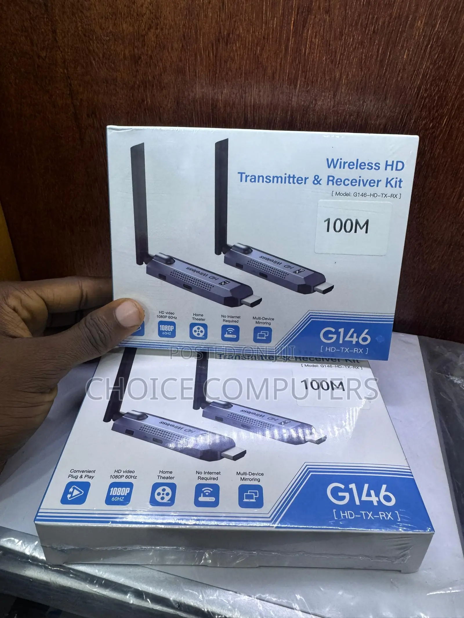 100m Wireless Hdmi Video Audio Transmitter & Receiver Extender Display