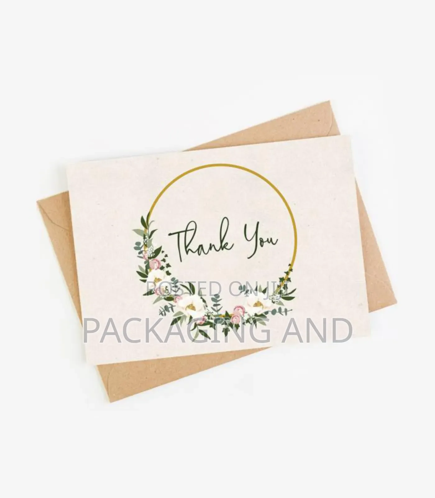 Printed Thank You Card
