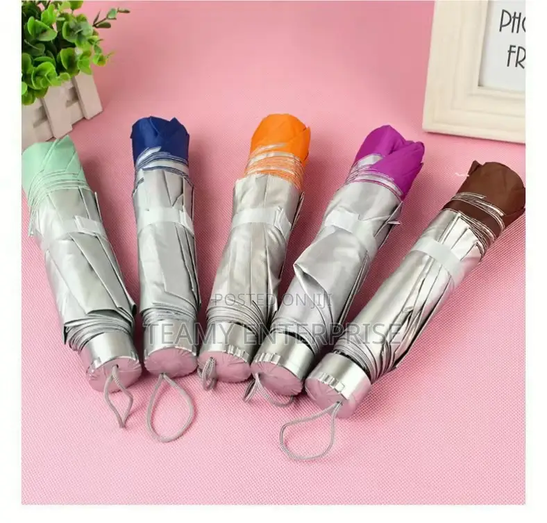 Silver Umbrella With Various Outer Colours