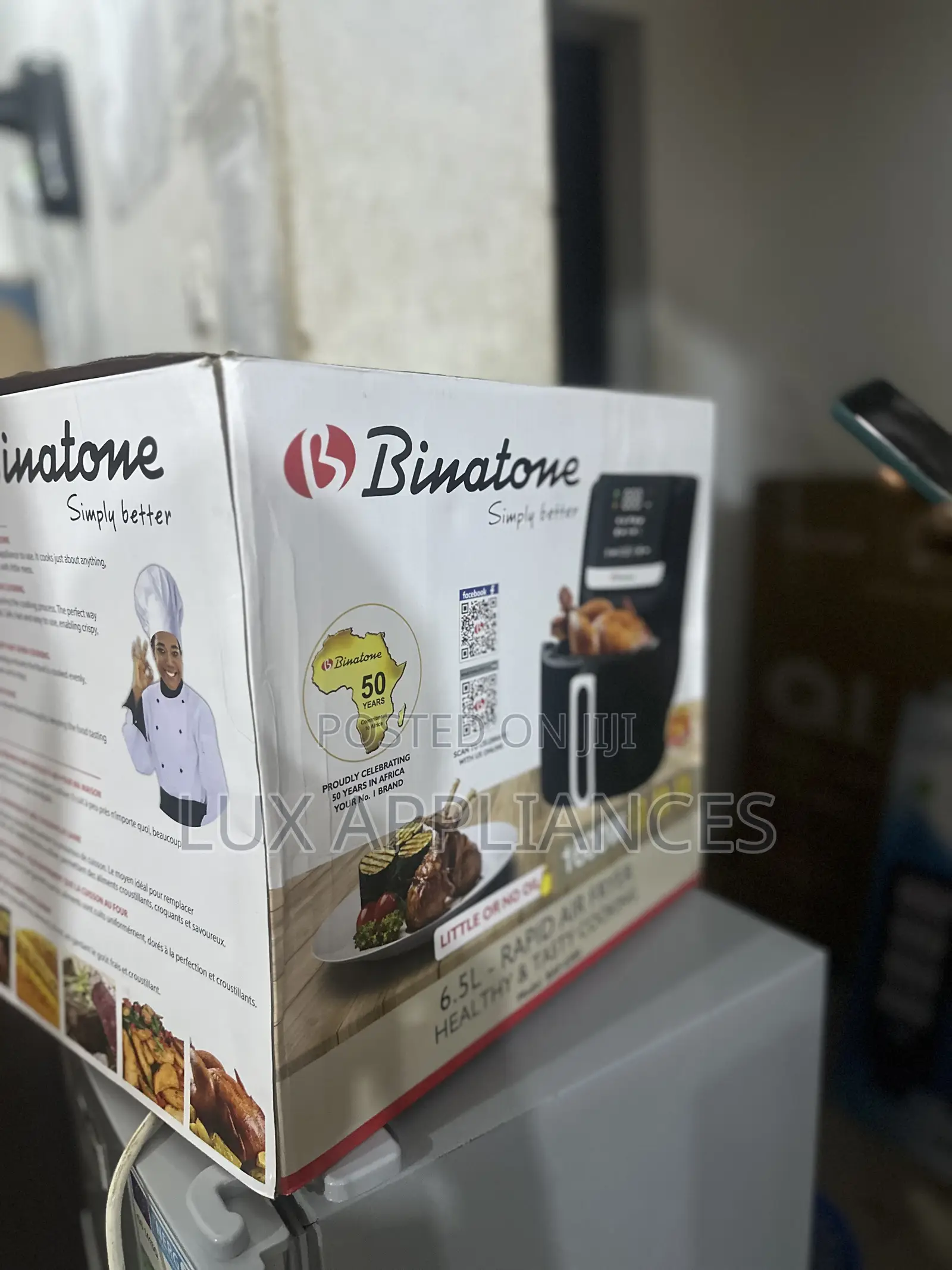 Binatone 6.5l Instant Fry Air Fryer Baf-6500