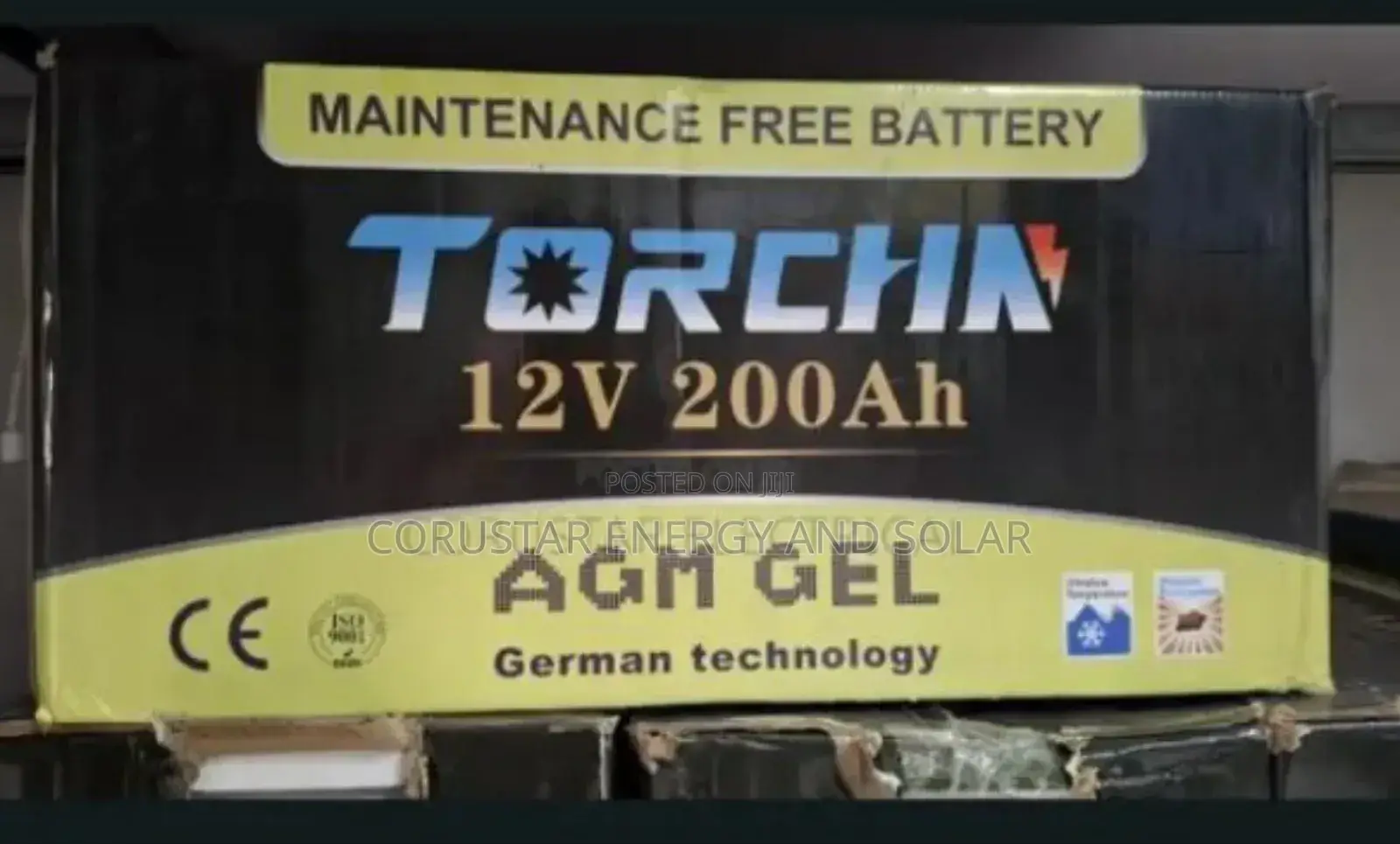 200ah/12b Dry Cell/Torchn Gel Battery