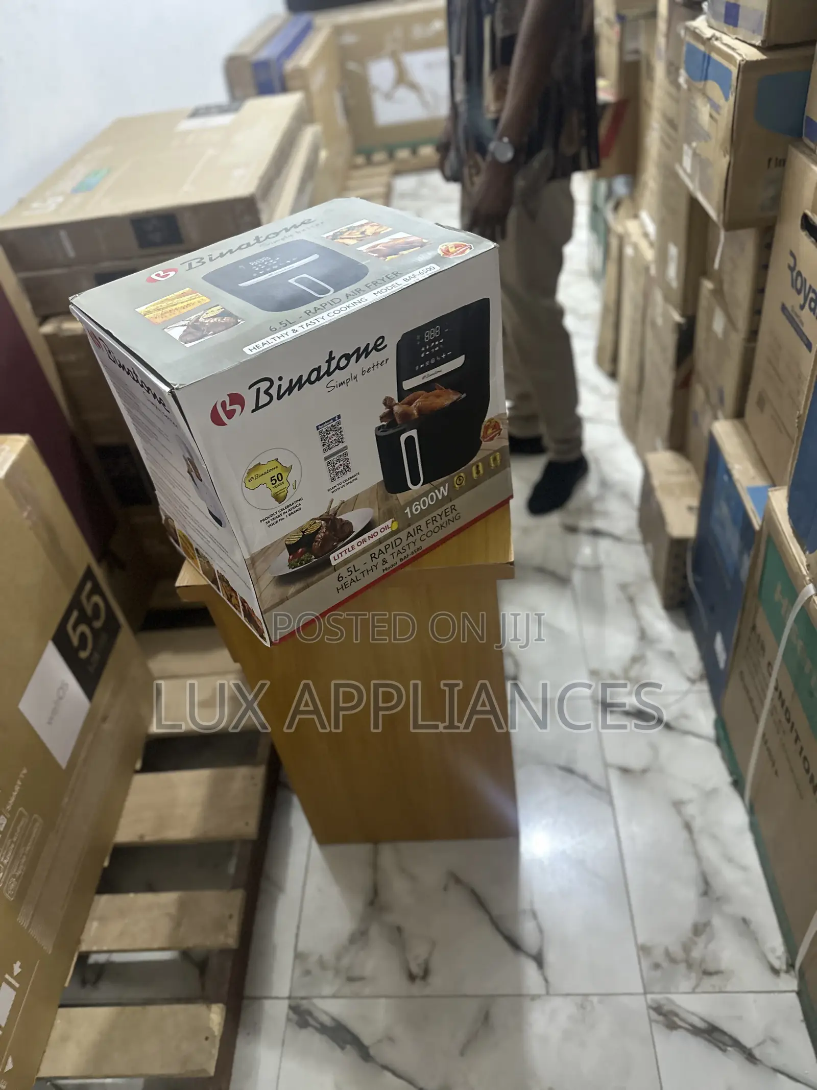 Binatone 6.5l Rapid Cook Air Fryer Baf-6500