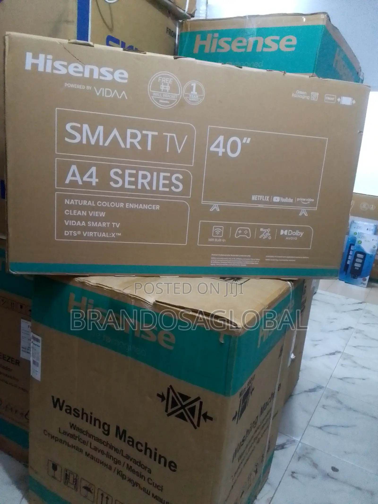 Hisense Tv FHD 40 Inch A4k Smart