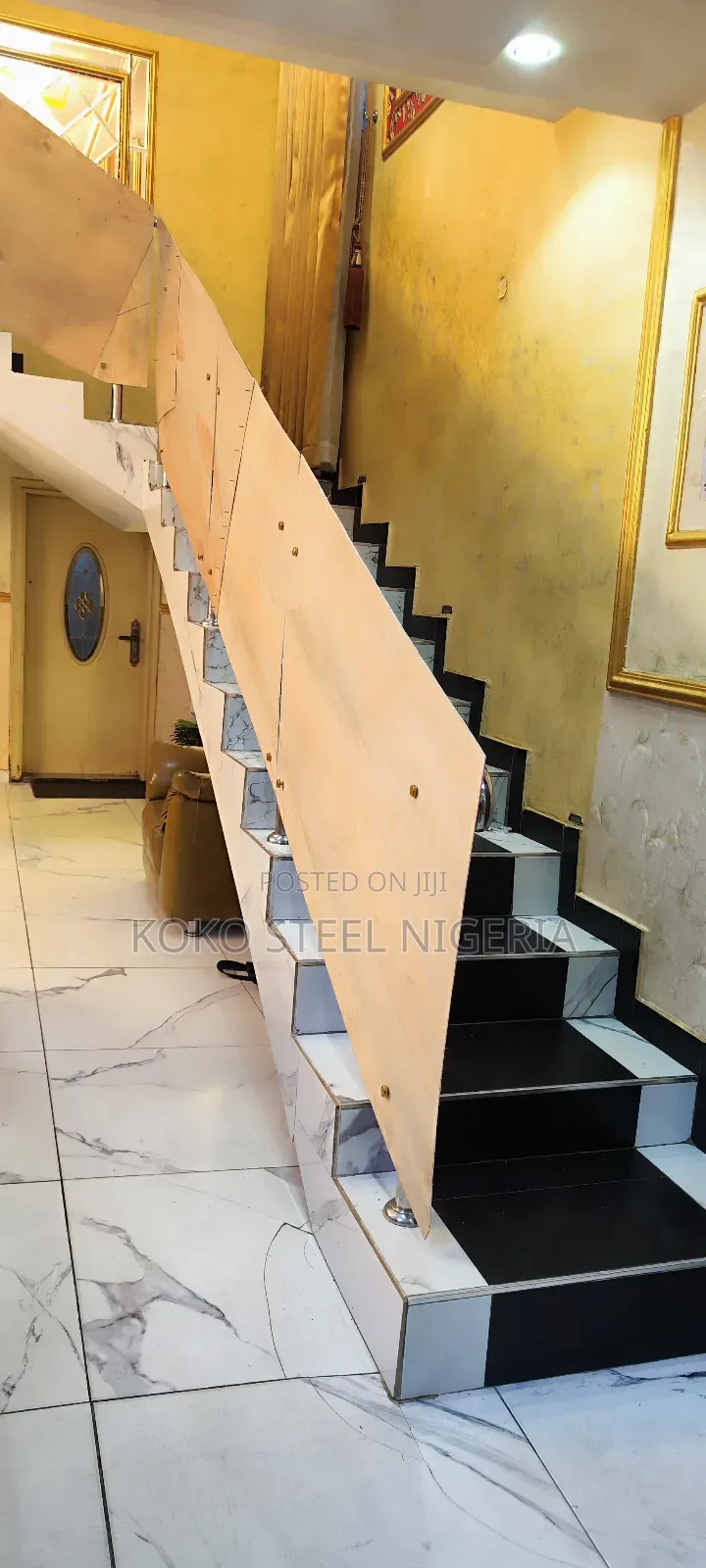 10mm Black Glass Handrail