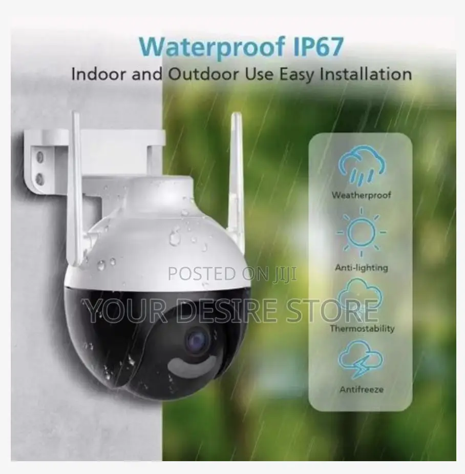 Outdoor Wifi Surveillance Camera, 4mp Hd Night Vision Ai