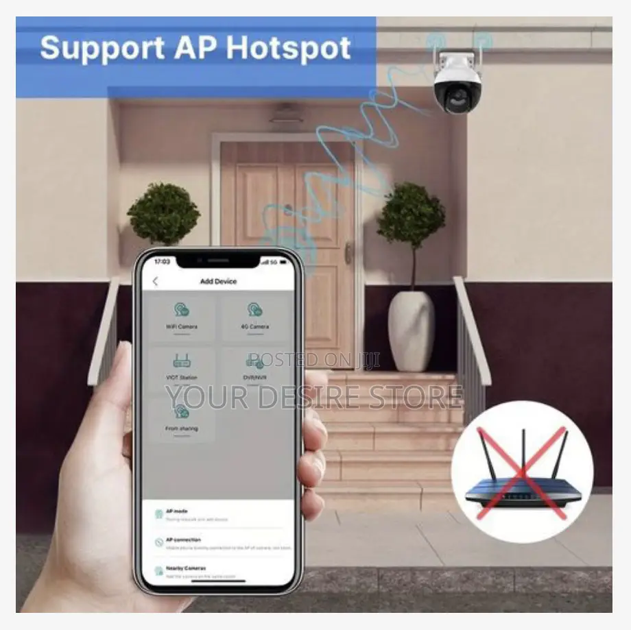  Outdoor Wifi Surveillance Camera, 4mp Hd Night Vision Ai
