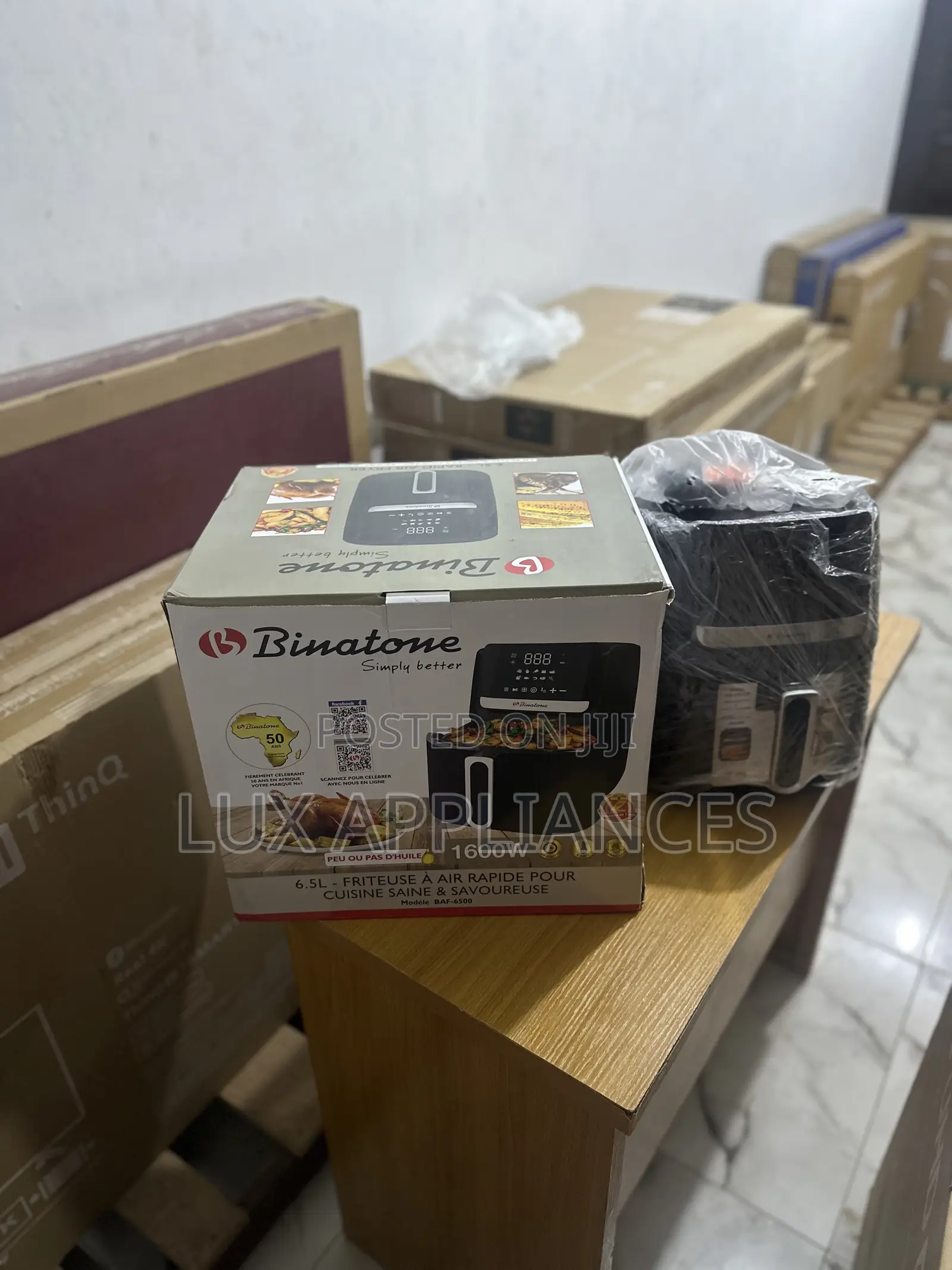 Binatone 6.5l Safety Lock Air Fryer Baf-6500