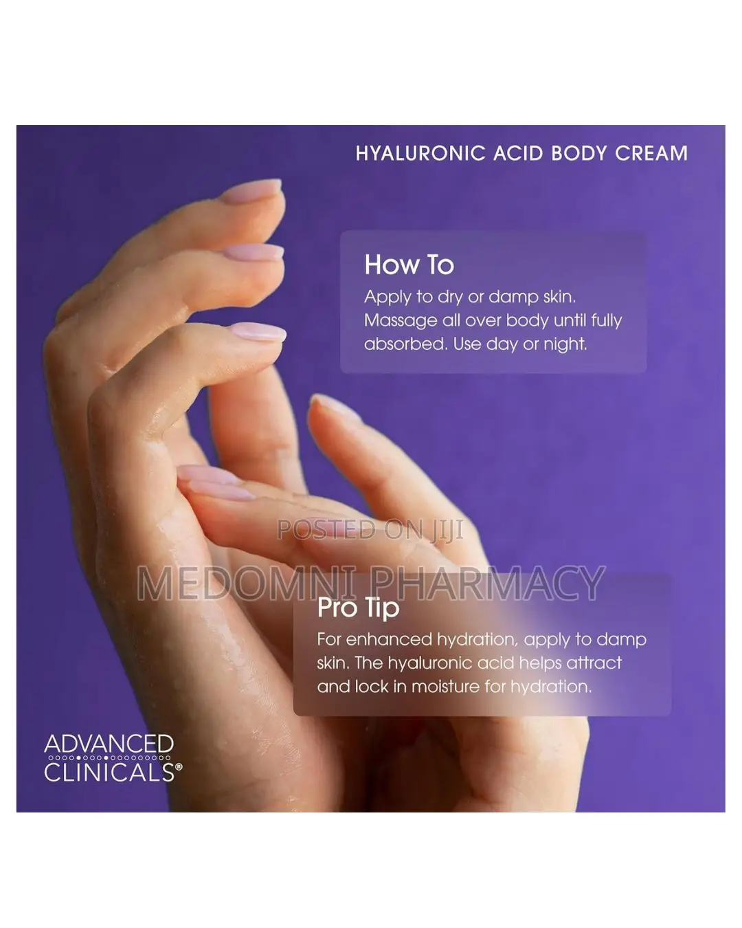 Advanced Clinicals Hyaluronic Acid 16 Oz (454g)