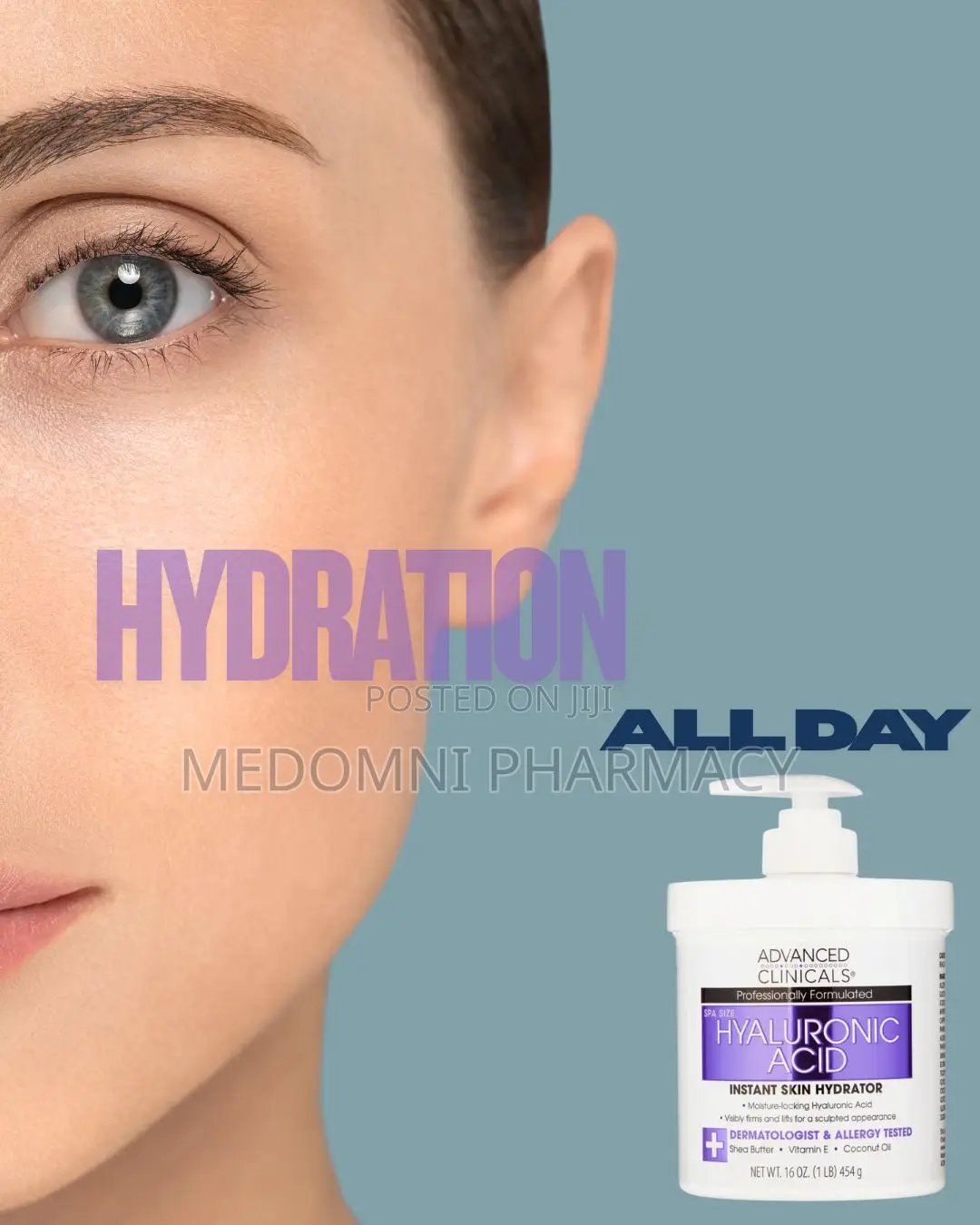 Advanced Clinicals Hyaluronic Acid 16 Oz (454g)