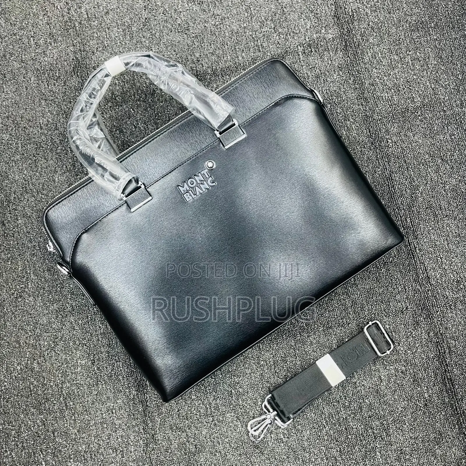 Mont Blanc Luxury Leather Laptop Bag 💻