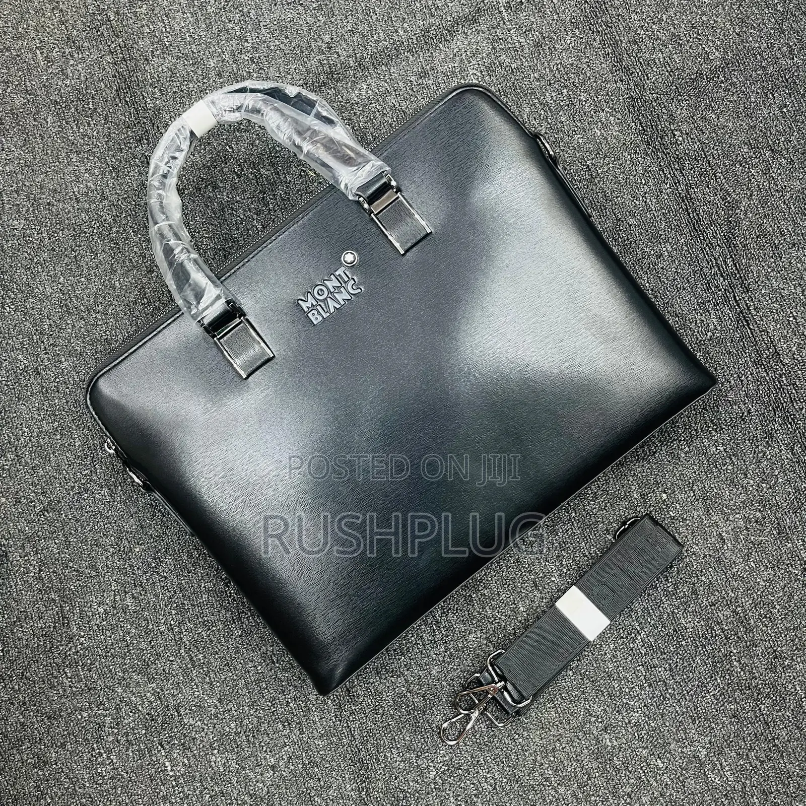 Mont Blanc Luxury Leather Laptop Bag 💻