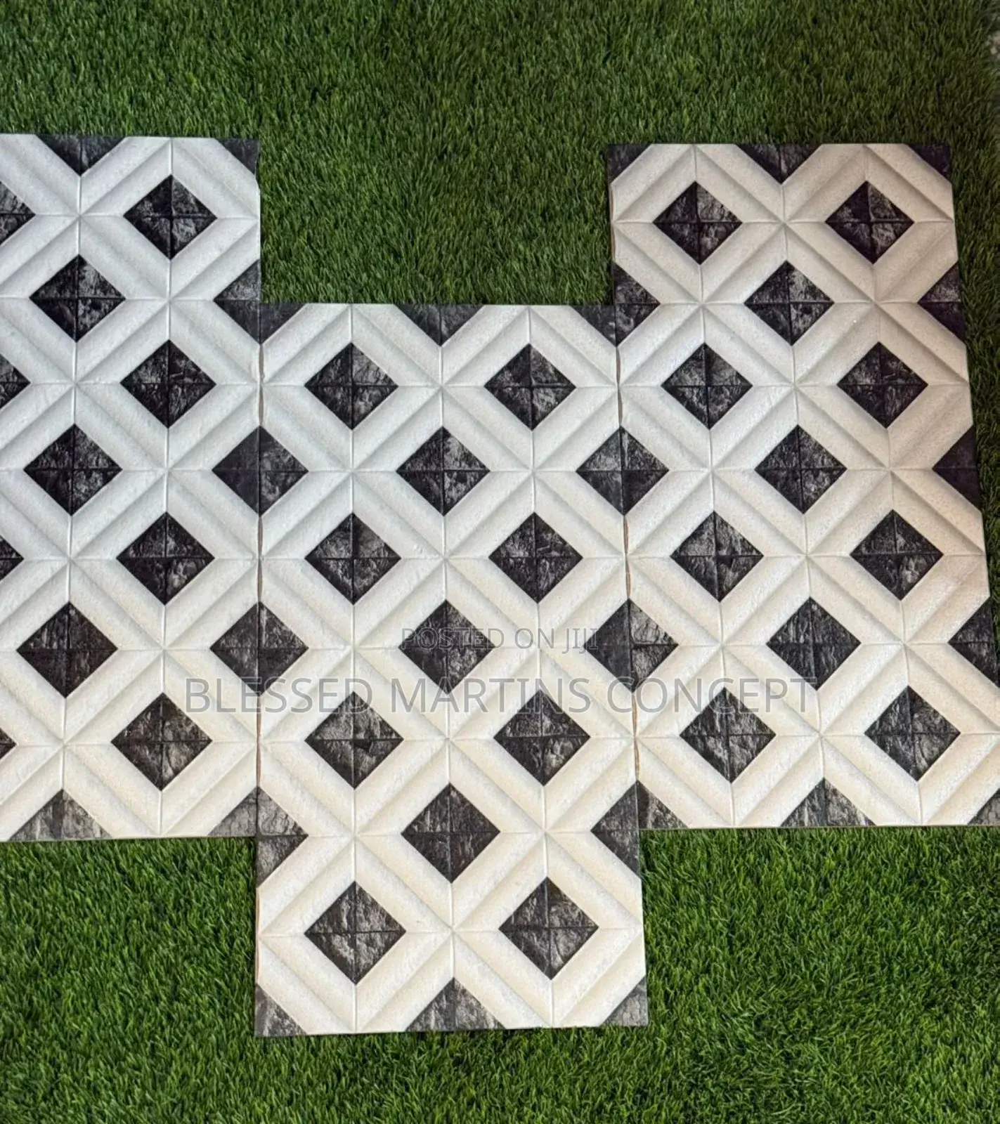 Indian Porcelain Crack Tiles Good for Pillars,Tv Console, Fence, Etc