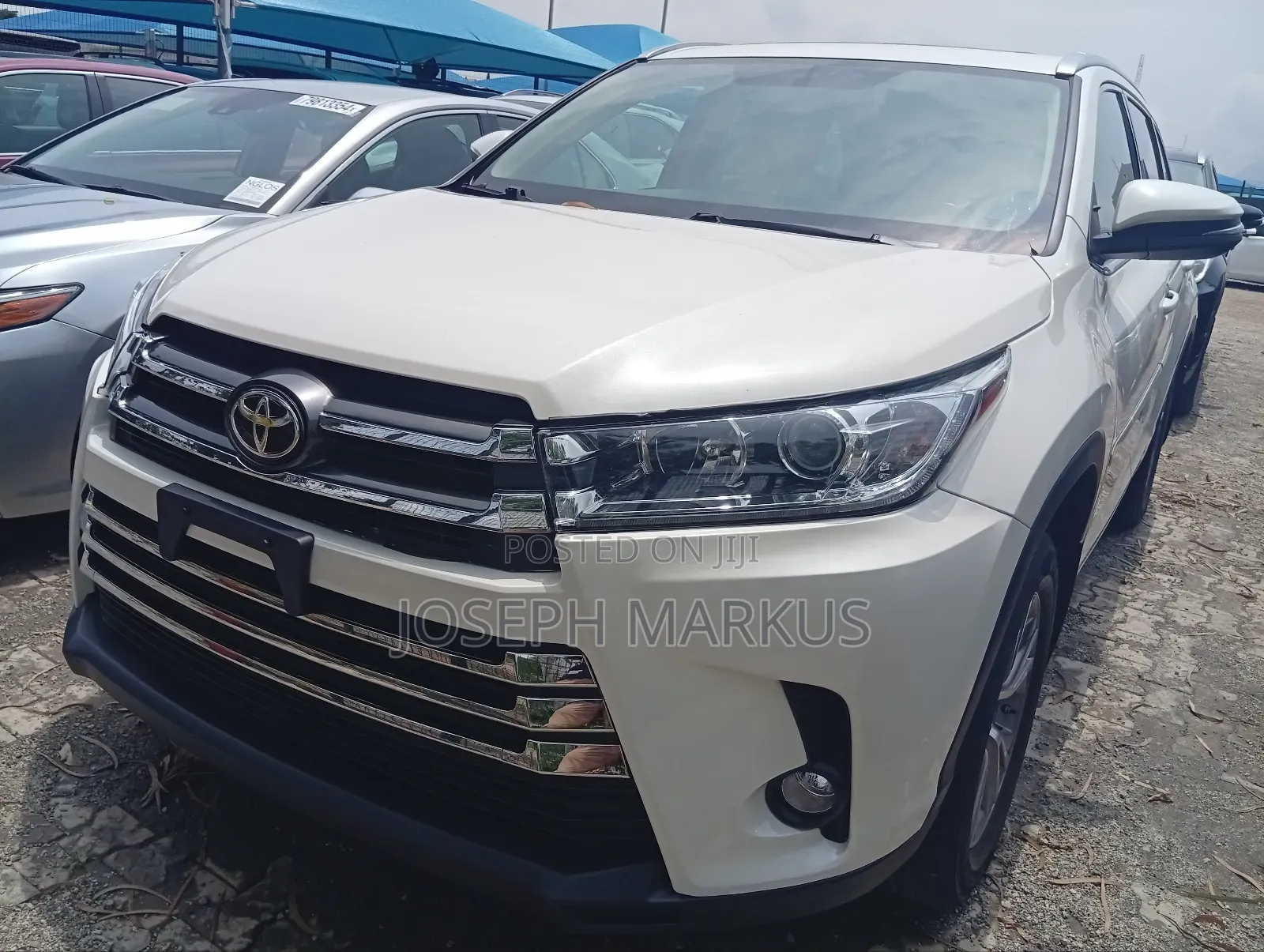 Toyota Highlander XLE 4x2 V6 (3.5L 6cyl 8A) 2017 White