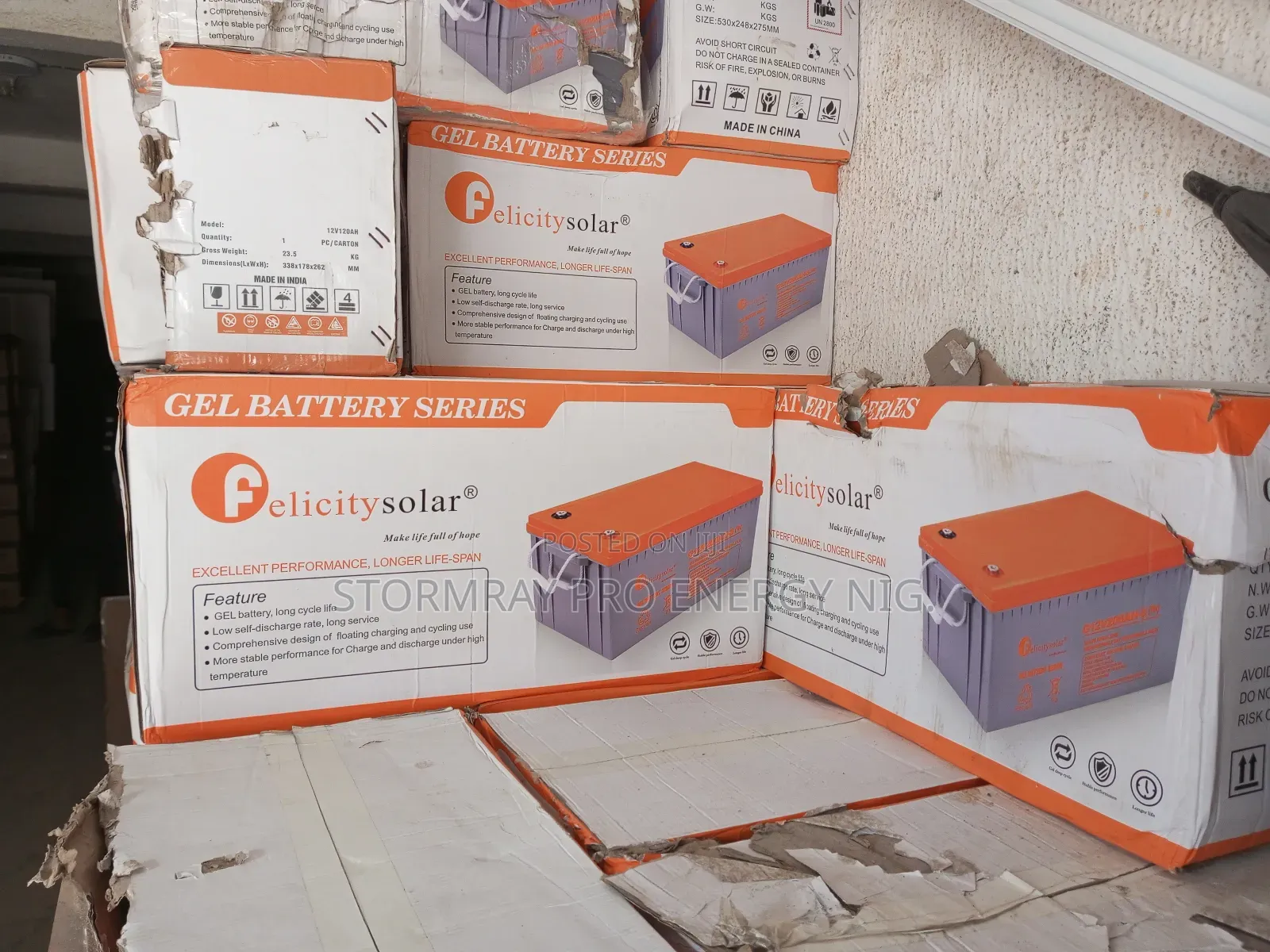 200ah Felicity Gel Battery