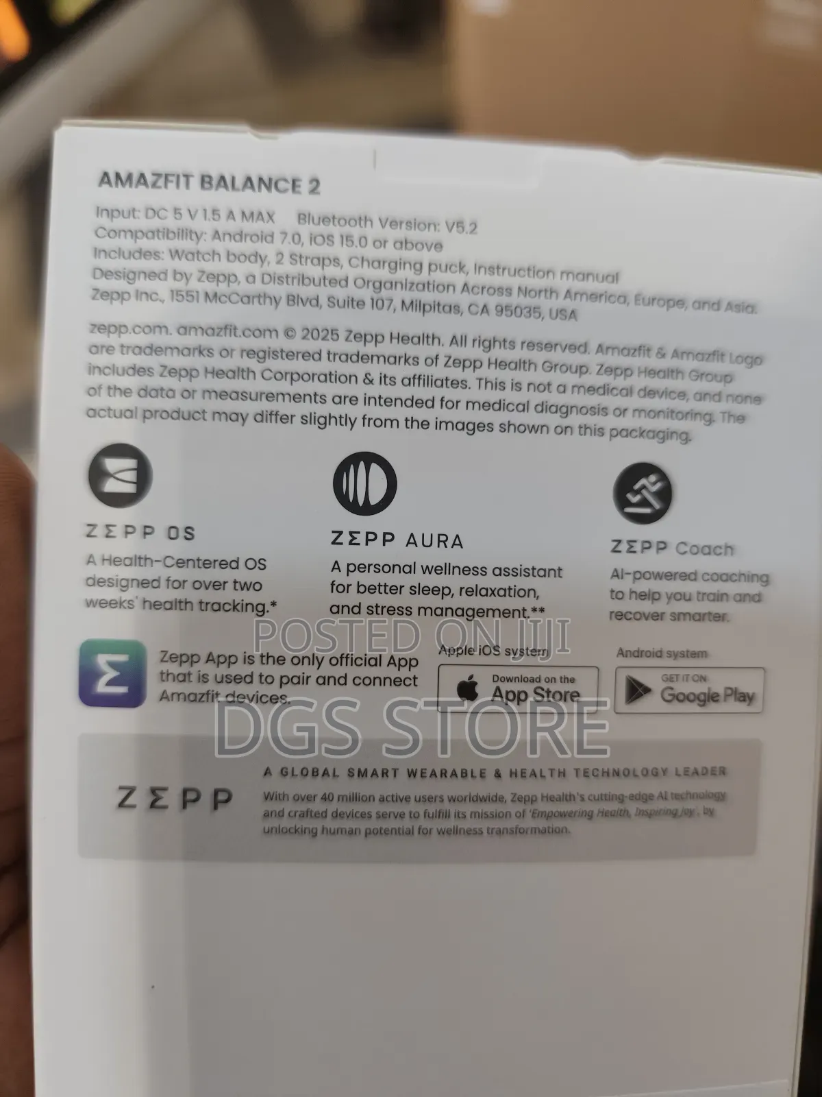 Amazfit Balance 2 47mm Smart Watch