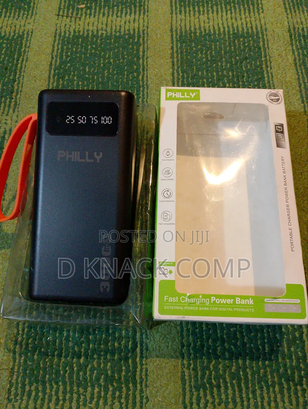 Philly 30000mah Portable Power Banks With Led Lights