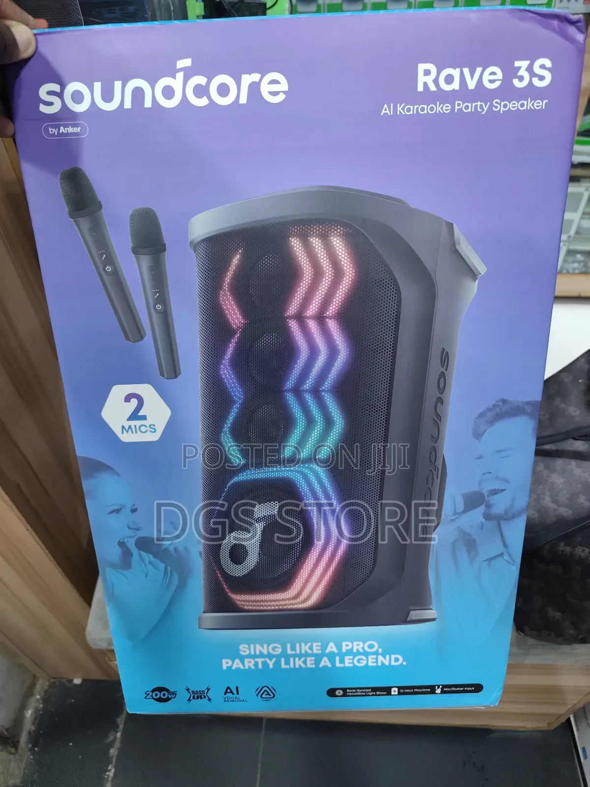 Anker Soundcore Rave 3s 200w Bluetooth Speaker
