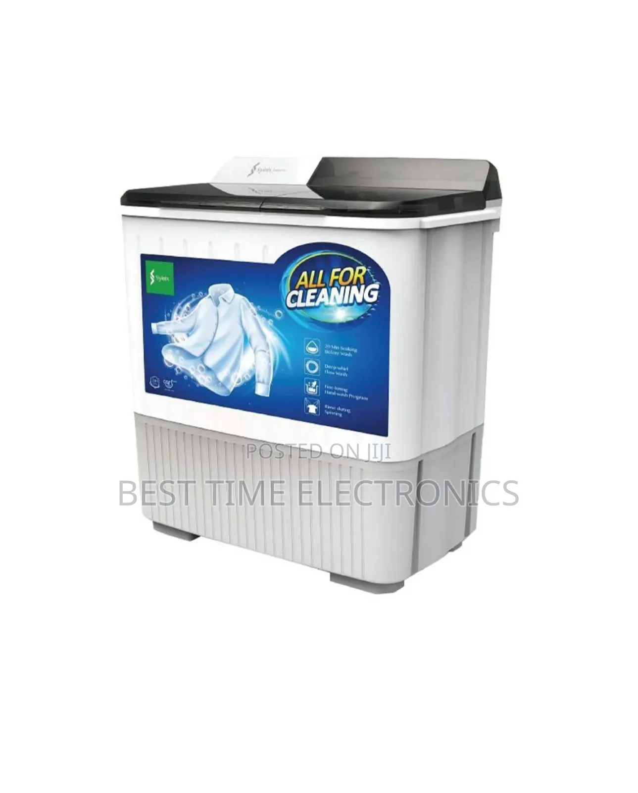 Original Syinix 7kg Dual Tub Washing Machine